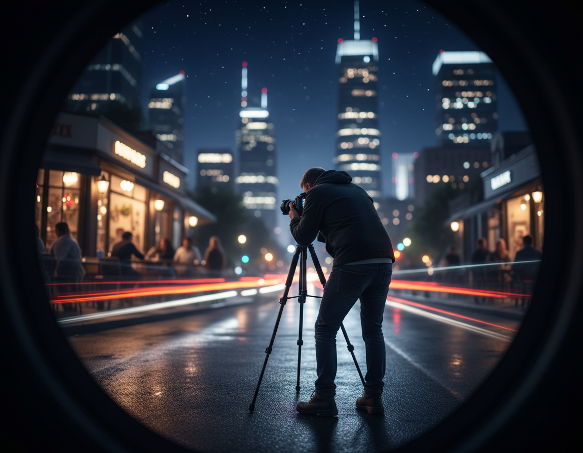 how to take photos at night