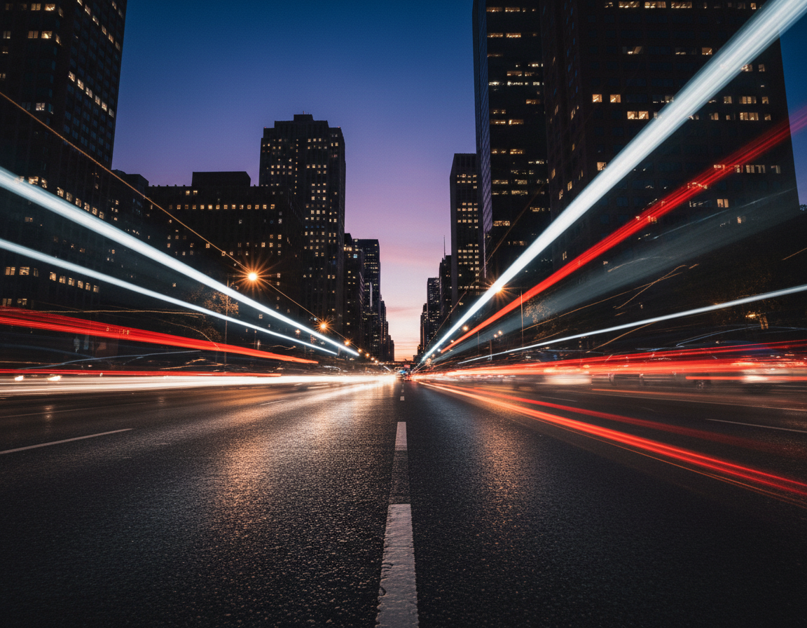 light trails photography