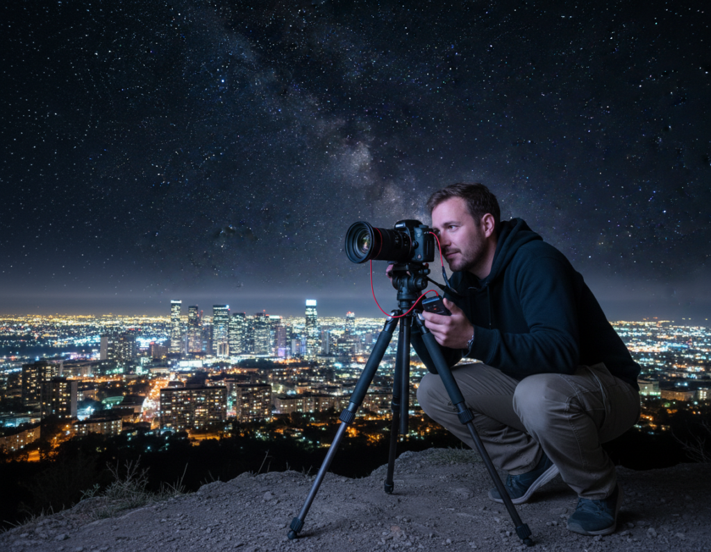 Beginner Guide to Night Photography Using Basic Camera Settings and Long Exposure Techniques